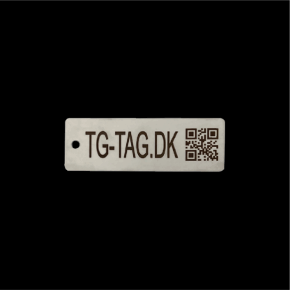 TAG AiSi 316 B75 x H25 x T1mm,  1 x Ø4mm - Image 2