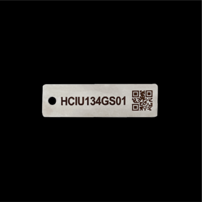 TAG AISI 316 B70 x H20 x T1mm 1 x Ø5mm - Image 2