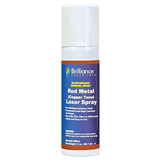 Red Metal (Copper Tone) Laser Spray 2oz